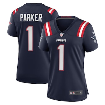 womens nike devante parker navy new england patriots game je